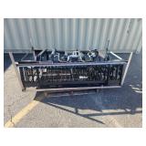 Unused 2025 JCT Skid Steer Rock Grapple Bucket | 84in