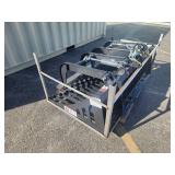 Unused 2025 JCT Skid Steer Rock Grapple Bucket | 84in