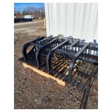 Unused 2025 JCT Skid Steer Rock Grapple Bucket | 84in