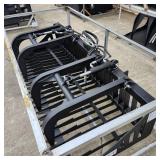 Unused 2025 JCT Skid Steer Rock Grapple Bucket | 84in