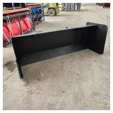 Unused 2025 JCT 84in Skid Steer Snow Pusher
