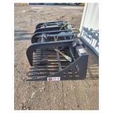 Unused 2025 JCT Skid Steer Rock Grapple Bucket | 84in
