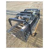 Unused 2025 JCT Skid Steer Rock Grapple Bucket | 84in