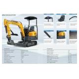 Unused INFRONT YFE10 MINI Excavator Model: YFE10