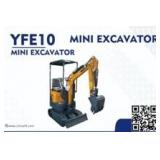 Unused INFRONT YFE10 MINI Excavator Model: YFE10