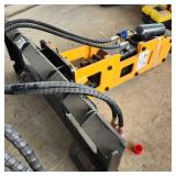 Unused Hydraulic Breaker Hammer Skid Steer Attachment