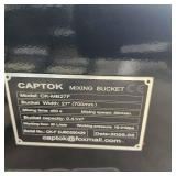 Unused CK-MB27F Concrete Mixing Bucket Skid Steer Attachment | 27-inch