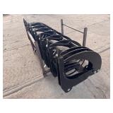Unused CK-CLG72C Curved Log Grabber Skid Steer Attachment 72-inch