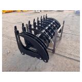 Unused CK-CLG72C Curved Log Grabber Skid Steer Attachment | 72-inch