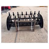 Unused CK-CLG72C Curved Log Grabber Skid Steer Attachment | 72-inch