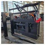 Unused MINI Skid Steer SIDE SHIFT Hydraulic Pallet Fork  Attachment