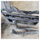 Unused MINI Skid Steer SIDE SHIFT Hydraulic Pallet Fork  Attachment