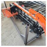 Unused MINI Skid Steer Hydraulic Trencher Attachment with Chain Drive System