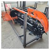 Unused MINI Skid Steer Hydraulic Trencher Attachment with Chain Drive System