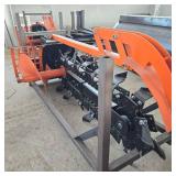 Unused MINI Skid Steer Hydraulic Trencher Attachment with Chain Drive System