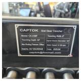 Unused MINI Skid Steer Hydraulic Trencher Attachment with Chain Drive System