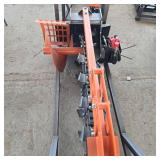 Unused MINI Skid Steer Hydraulic Trencher Attachment with Chain Drive System