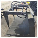 Unused MINI Skid Steer Hydraulic Plate Grapple Bucket