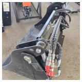 UNUSED MINI Skid Steer Captok CK-XH39F 4-in-1 Skid Steer Bucket Attachment