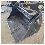 UNUSED MINI Skid Steer Captok CK-XH39F 4-in-1 Skid Steer Bucket Attachment
