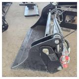UNUSED MINI Skid Steer Captok CK-XH39F 4-in-1 Skid Steer Bucket Attachment