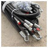 Unused Hydraulic Hose Assembly with Fittings | Fits 1–3 Ton Mini Excavators