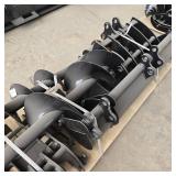 Unused Mini Excavator Hydraulic 8 Piece Attachment Set