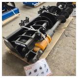 Unused Mini Excavator Hydraulic 8 Piece Attachment Set