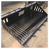 Captok CK-RB66C Skid Steer Rock Bucket Attachment