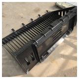 Captok CK-RB66C Skid Steer Rock Bucket Attachment