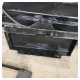 Unused MINI Skid Steer Hydraulic Angle Broom Attachment