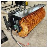 Unused MINI Skid Steer Hydraulic Angle Broom Attachment