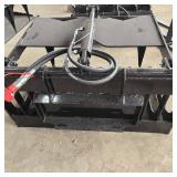 Unused MINI Captok CK-HWG44C Skid Steer Wood Grabber Attachment