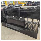 Unused MINI Captok CK-HWG44C Skid Steer Wood Grabber Attachment