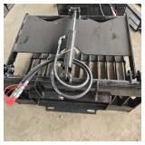 Unused MINI Captok CK-HWG44C Skid Steer Wood Grabber Attachment