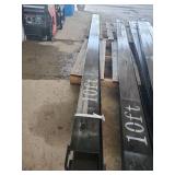 Unused 10ft Forklift Extension Rod Set