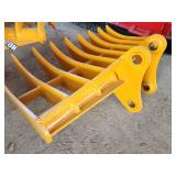 Unused Captok Heavy Duty Excavator Rake 44inch | Fits Cat 305