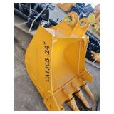Unused Captok 24inch Mini Excavator Bucket | Fits Cat 305