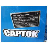 Unused Captok Mini Skid Steer Wood Splitter | WS43