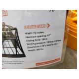 Unused Skid Steer Hollow Wood Grabber | Model CK-HWG72C