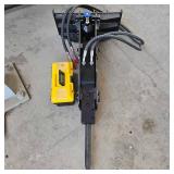 UNUSED MINI Skid Steer Hydraulic Breaker Attachment