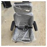 Unused Luxury Universal Equipment Seat with Safety Seat Belt, Arm Rest, Adjustable Tilt and Headrest