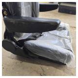 Unused Luxury Universal Equipment Seat with Safety Seat Belt, Arm Rest, Adjustable Tilt and Headrest