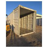 One Way Use 40ft High Cube Shipping Container W/ 4 Side Doors - ZXJU0237765