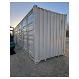 One Way Use 40ft High Cube Shipping Container W/ 4 Side Doors - ZXJU0237765