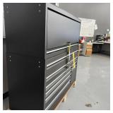 Unused 56in Roll Cabinet with 56in Work Center and 2 End Locker Cabinets | HTC5608B | HTC5601U | HTCSTL