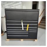 Unused 56in Roll Cabinet with 56in Work Center and 2 End Locker Cabinets | HTC5608B | HTC5601U | HTCSTL