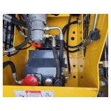 Unused Mini Skid Steer Loader | ZJG-380 Yellow