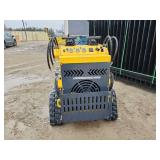 Unused Mini Skid Steer Loader | ZJG-380 Yellow