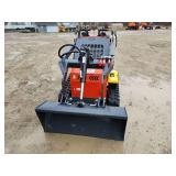 Unused Mini Skid Steer Loader | ZJG-380 Red